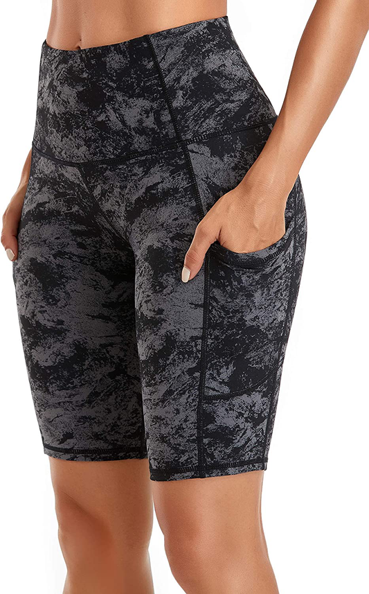 Oalka Women'S Short Yoga Side Pockets High Waist Workout Running Shorts Apparel & Accessories > Clothing > Shorts Kylie Max   