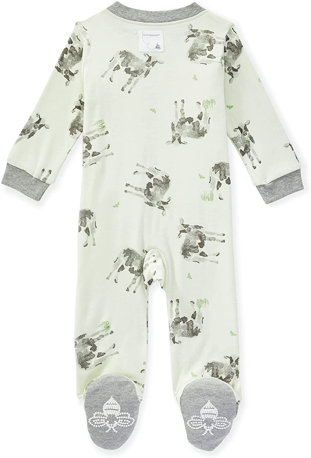 Burt'S Bees Baby Baby Boys' Sleep and Play Pjs, 100% Organic Cotton One-Piece Romper Jumpsuit Zip Front Pajamas Apparel & Accessories > Clothing > Sleepwear & Loungewear > Pajamas Kylie Max   