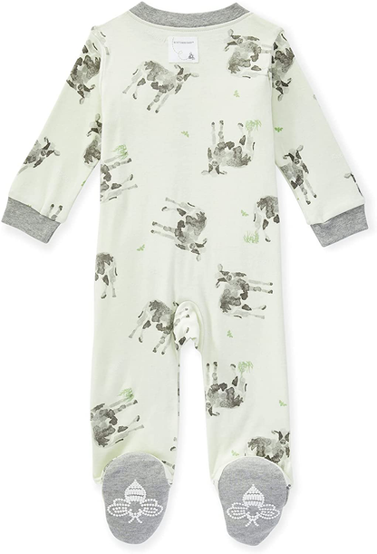 Burt'S Bees Baby Baby Boys' Sleep and Play Pjs, 100% Organic Cotton One-Piece Romper Jumpsuit Zip Front Pajamas Apparel & Accessories > Clothing > Sleepwear & Loungewear > Pajamas Kylie Max   
