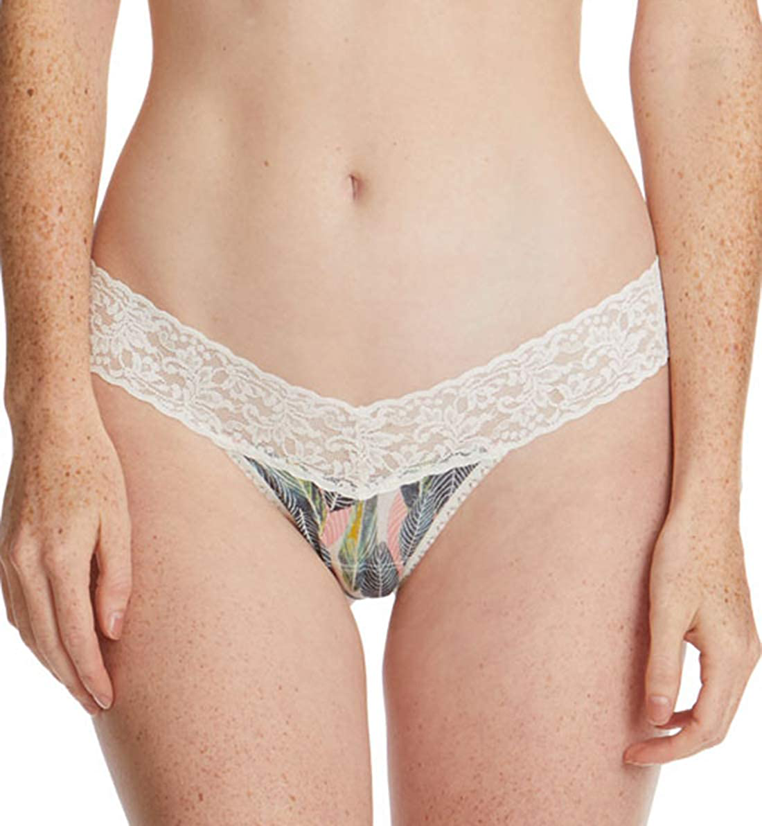 Hanky Panky Low Rise Thong (Prints) Apparel & Accessories > Clothing > Underwear & Socks > Underwear hanky panky Tropical Leaf  