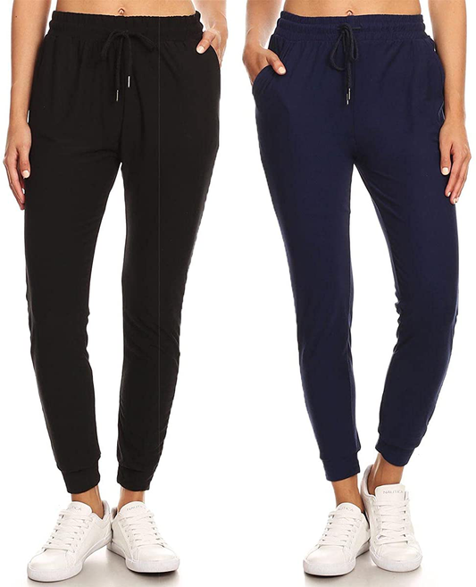 LA12ST Women'S Soft Jogger Pants Drawstring Pockets Lightweight Sweatpants Apparel & Accessories > Clothing > Activewear Kylie Max   