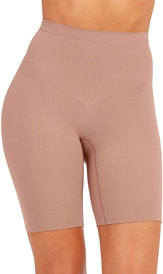 SPANX Shapewear for Women Tummy Control Power Short (Regular and plus Size) Apparel & Accessories > Clothing > Underwear & Socks > Shapewear SPANX Cafe Au Lait 1X Plus 