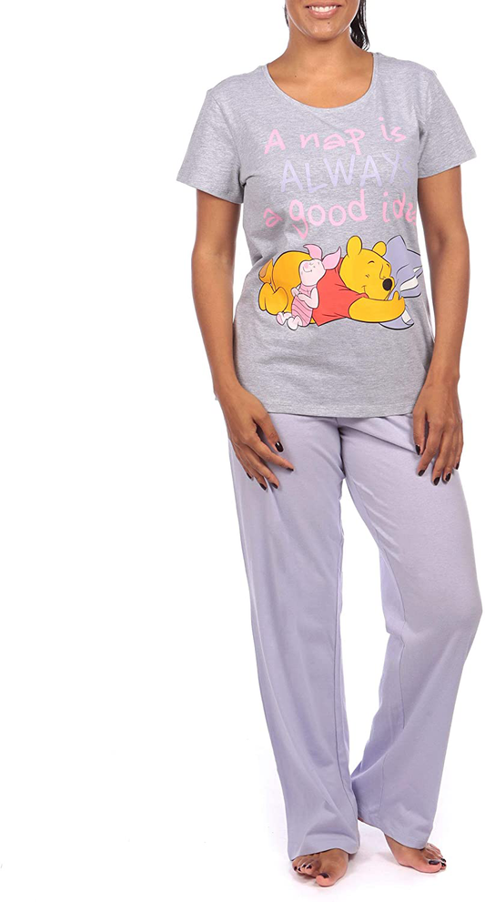 Disney Womens Winnie The Pooh Pajamas Apparel & Accessories > Clothing > Sleepwear & Loungewear > Pajamas Disney Medium  