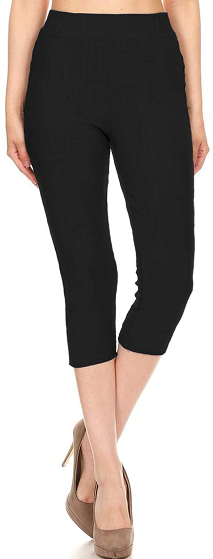Leggings Depot Premium Quality Women's Cotton Blend Stretch Pull-on Jeggings with Pockets Apparel & Accessories > Clothing > Activewear LEGGINGS DEPOT   