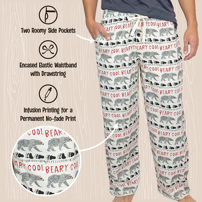 Lazy One Pajama Pants for Men, Men'S Separate Bottoms, Lounge Pants, Funny, Humorous Apparel & Accessories > Clothing > Sleepwear & Loungewear > Pajamas Kylie Max   