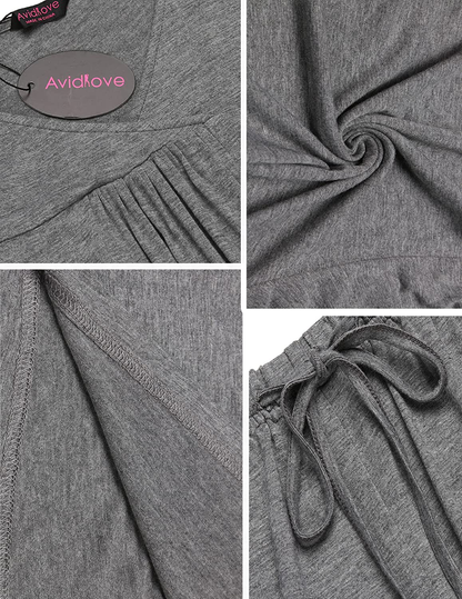 Avidlove Women'S Shorts Pajama Set Short Sleeve Sleepwear Nightwear Pjs S-XXL Apparel & Accessories > Clothing > Sleepwear & Loungewear Kylie Max   