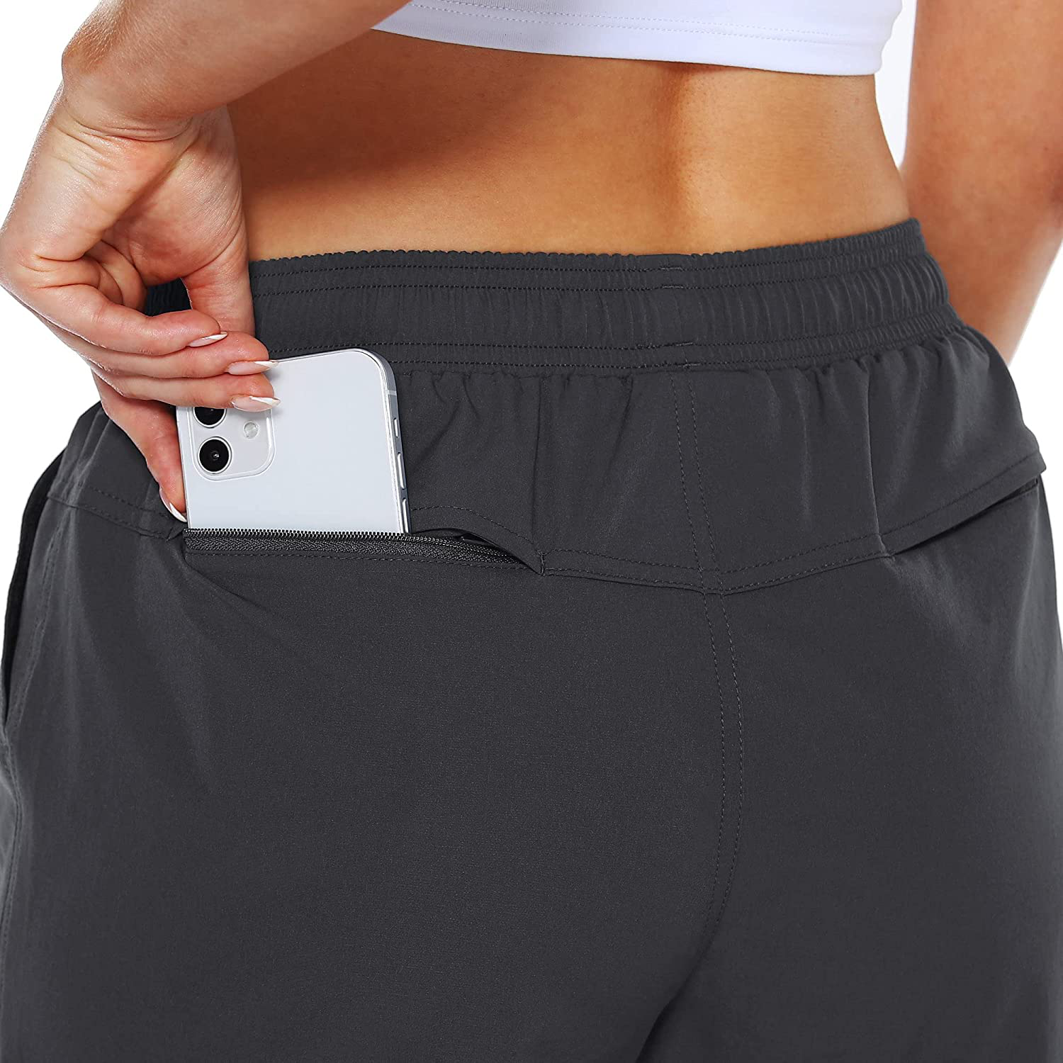 Willit Women'S 5" Hiking Shorts Golf Athletic Outdoor Shorts Quick Dry Workout Summer Water Shorts with Pockets Apparel & Accessories > Clothing > Shorts Kylie Max   
