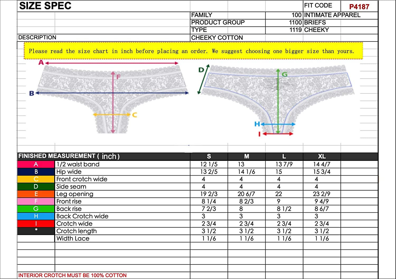 VIC LINUO Lace Panties Lace Cheeky Panties for Women, Soft and Stretched, 4-Pack Apparel & Accessories > Clothing > Underwear & Socks > Underwear VIC LINUO   
