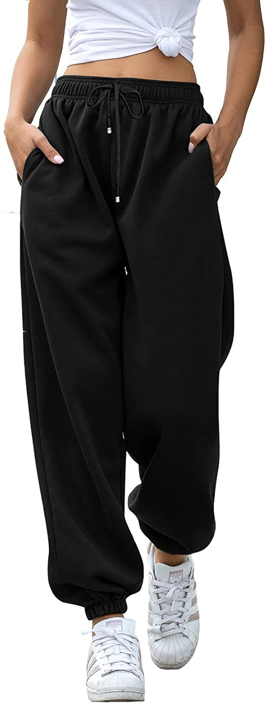VINMEN Cinch Bottom Sweatpants for Women with Pockets Apparel & Accessories > Clothing > Activewear Kylie Max   