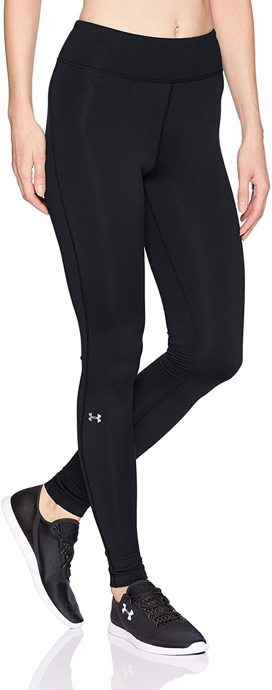 Under Armour Women's ColdGear Compression Leggings Apparel & Accessories > Clothing > Activewear Under Armour Apparel Black (001)/Metallic Silver Medium 
