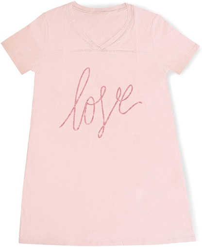 Smart & Sexy Women'S V-Neck Oversized Sleep Shirt Apparel & Accessories > Clothing > Sleepwear & Loungewear > Nightgowns Kylie Max   