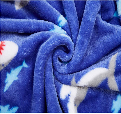 Boys Girls Bathrobes,Toddler Kids Hooded Robes Soft Children'S Flannel Bathrobes Hoodie Pajamas Sleepwear for Girls Boys Apparel & Accessories > Clothing > Sleepwear & Loungewear > Robes Kylie Max   