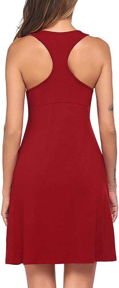 Avidlove Sleepwear for Women Tank Nightgown Chemise Racerback Sleeveless Sleep Dress Apparel & Accessories > Clothing > Sleepwear & Loungewear > Nightgowns Kylie Max   