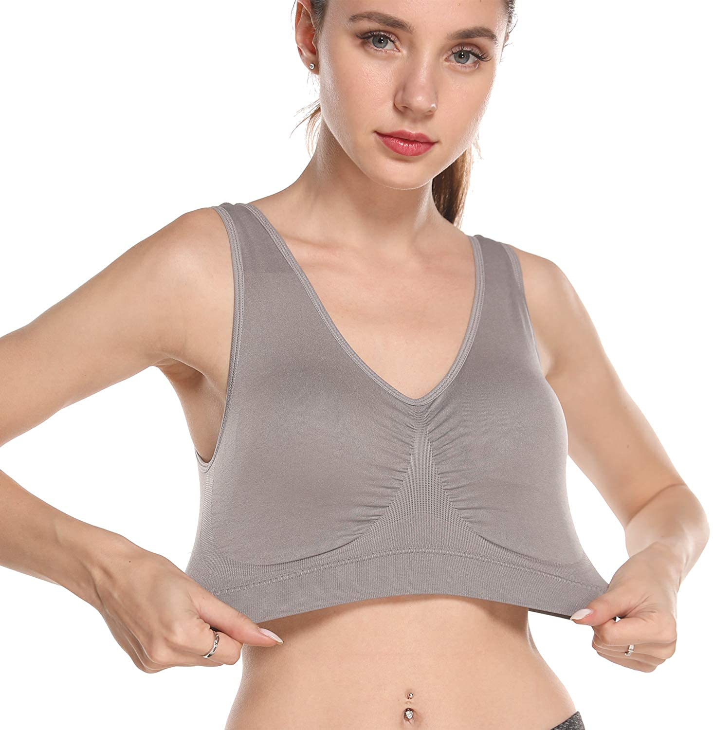 Onory 3 Pack Sports Bras for Women Wirefree Padded Workout Yoga Gym Fitness Bra Apparel & Accessories > Clothing > Underwear & Socks > Bras Kylie Max   