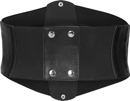 Blackbutterfly 7 Inch Wide Lattice Corset Waspie Elastic Waist Belt Apparel & Accessories > Clothing Accessories > Belts BlackButterfly   