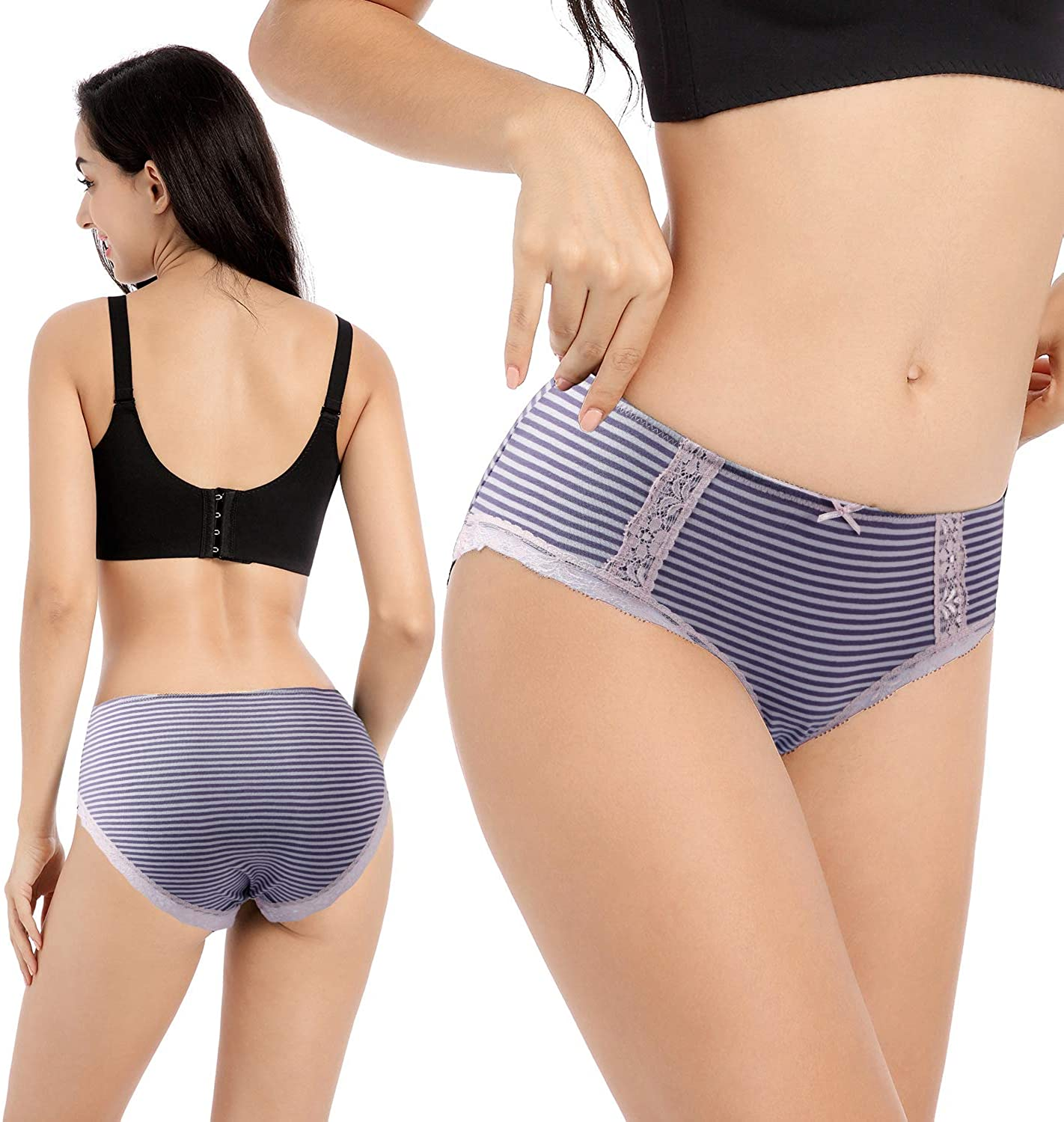 VOOKIIMO Soft Cotton Hipster Panties Womens Underwear Apparel & Accessories > Clothing > Underwear & Socks > Underwear VOOKIIMO   
