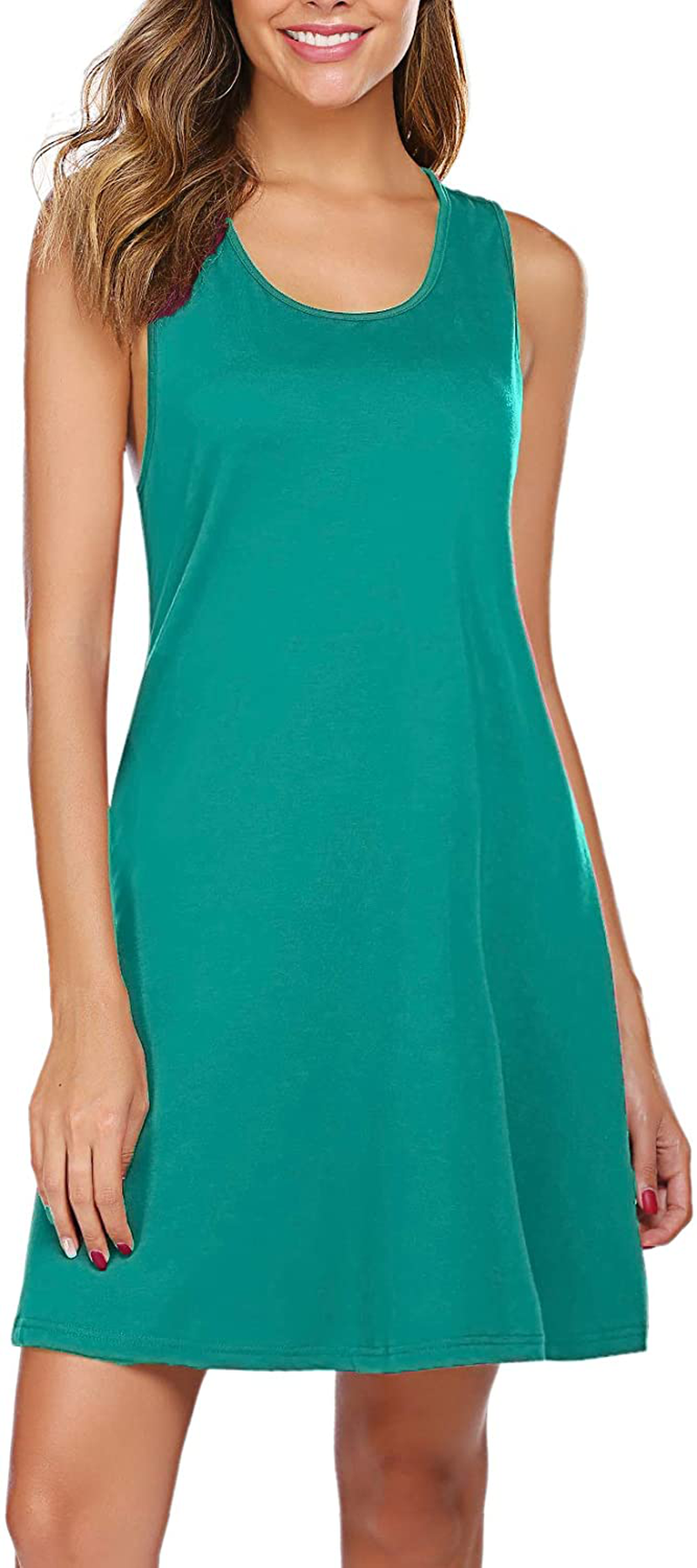 Avidlove Sleepwear for Women Tank Nightgown Chemise Racerback Sleeveless Sleep Dress Apparel & Accessories > Clothing > Sleepwear & Loungewear > Nightgowns Kylie Max   
