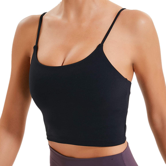 Lemedy Women Padded Sports Bra Fitness Workout Running Shirts Yoga Tank Top Apparel & Accessories > Clothing > Underwear & Socks > Bras Kylie Max   