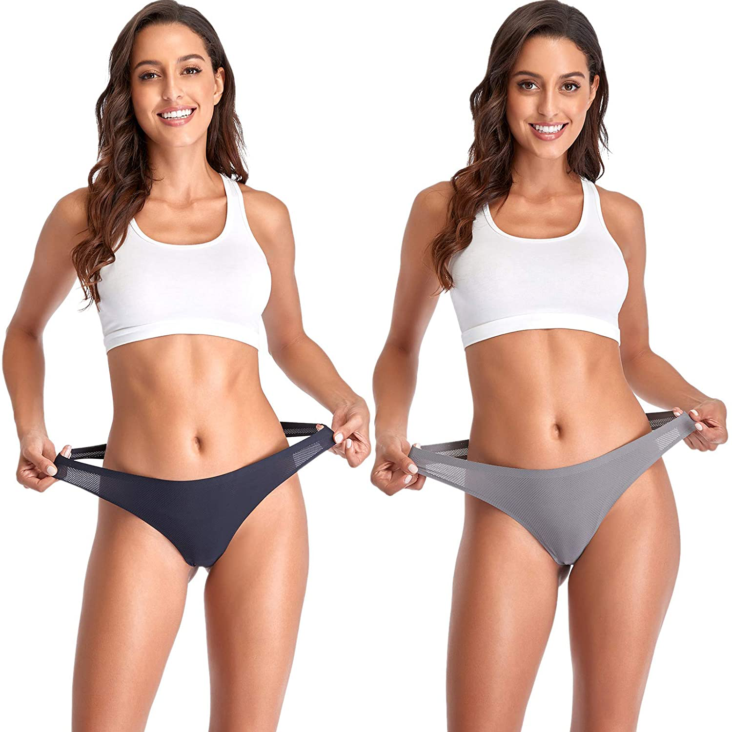 Thong underwear for women,No Show Breathable Cotton Womens Thongs Underwear Seamless Thongs for Women Apparel & Accessories > Clothing > Underwear & Socks > Underwear QOVOQ   