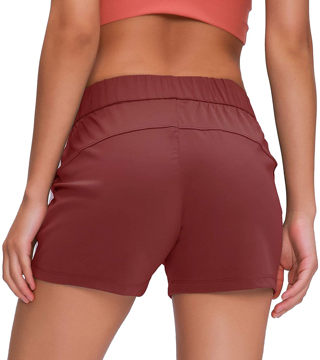Willit Women'S Yoga Lounge Shorts Hiking Active Running Workout Shorts Comfy Travel Casual Shorts with Pockets 2.5" Apparel & Accessories > Clothing > Shorts Kylie Max   
