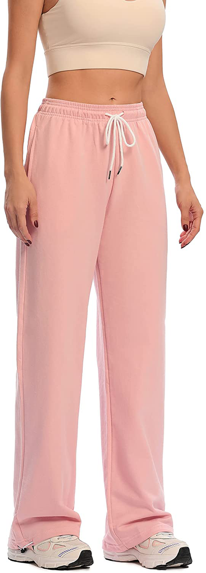 Cakcton Women'S Sweatpants with Pockets Joggers High Waisted Loose Workout Yoga Lounge Drawstring Active Casual Sports Pants Apparel & Accessories > Clothing > Activewear Kylie Max   