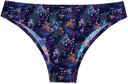Nightaste Women Seamless No Show Tanga Panties Pack of 6Pcs Half Back Coverage Cheeky Bikini Thong Underwear Apparel & Accessories > Clothing > Underwear & Socks > Underwear Nightaste   