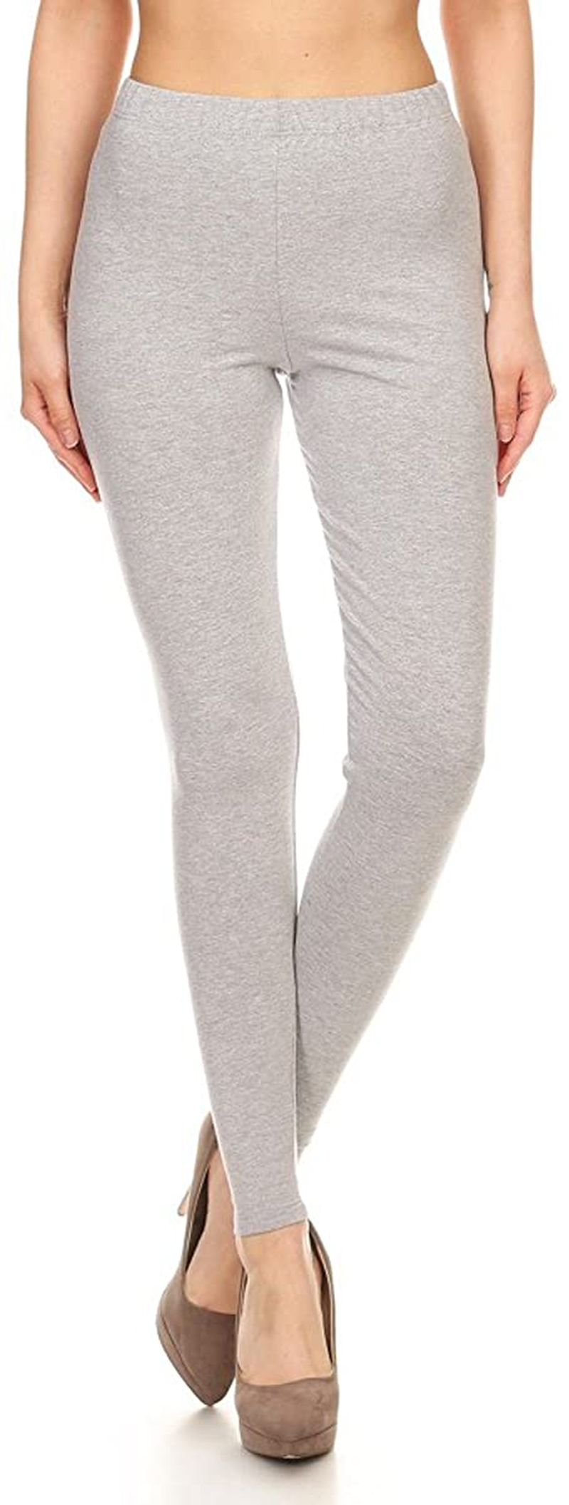 Leggings Depot Cotton Women'S Premium Quality Ultra Soft Solid Leggings Apparel & Accessories > Clothing > Underwear & Socks > Shapewear LEGGINGS DEPOT   