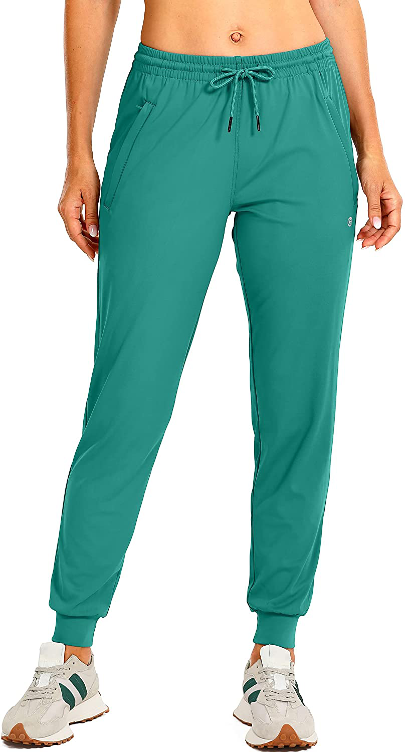 G Gradual Women'S Joggers Pants with Zipper Pockets Tapered Running Sweatpants for Women Lounge, Jogging Apparel & Accessories > Clothing > Activewear Kylie Max   