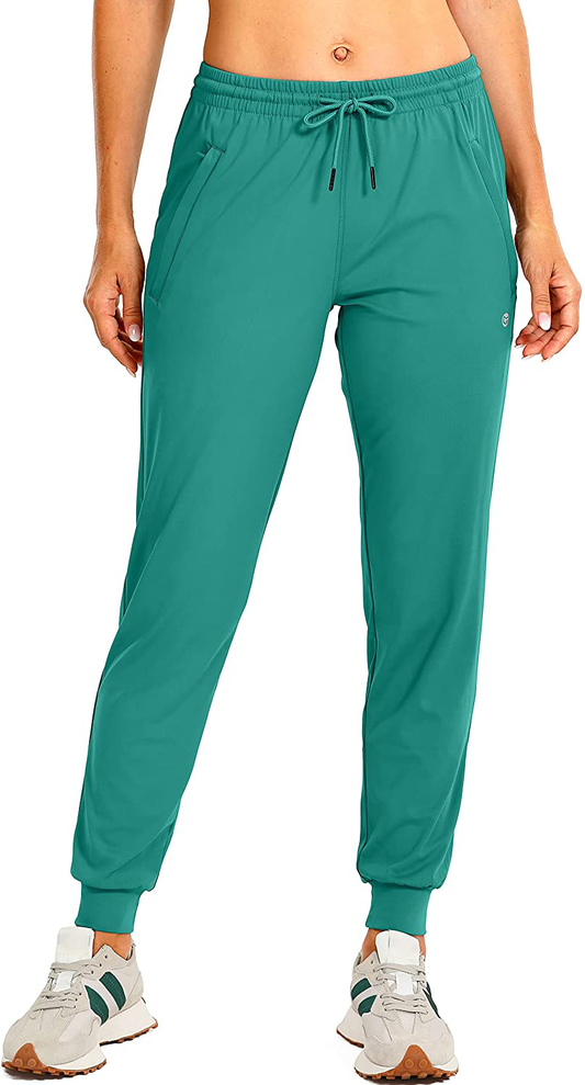 G Gradual Women'S Joggers Pants with Zipper Pockets Tapered Running Sweatpants for Women Lounge, Jogging Apparel & Accessories > Clothing > Activewear Kylie Max   