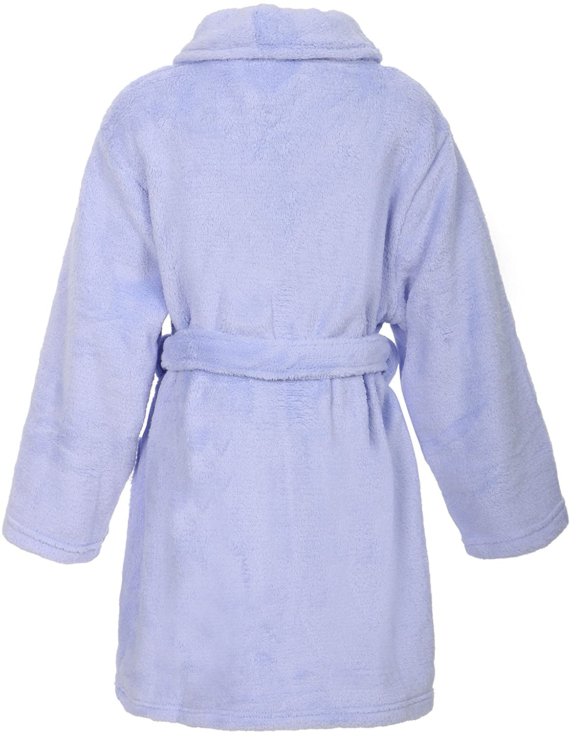 Kids Girls Boys Soft Plush Cover up with Long Sleeve Two Pockets Apparel & Accessories > Clothing > Sleepwear & Loungewear > Robes Kylie Max   