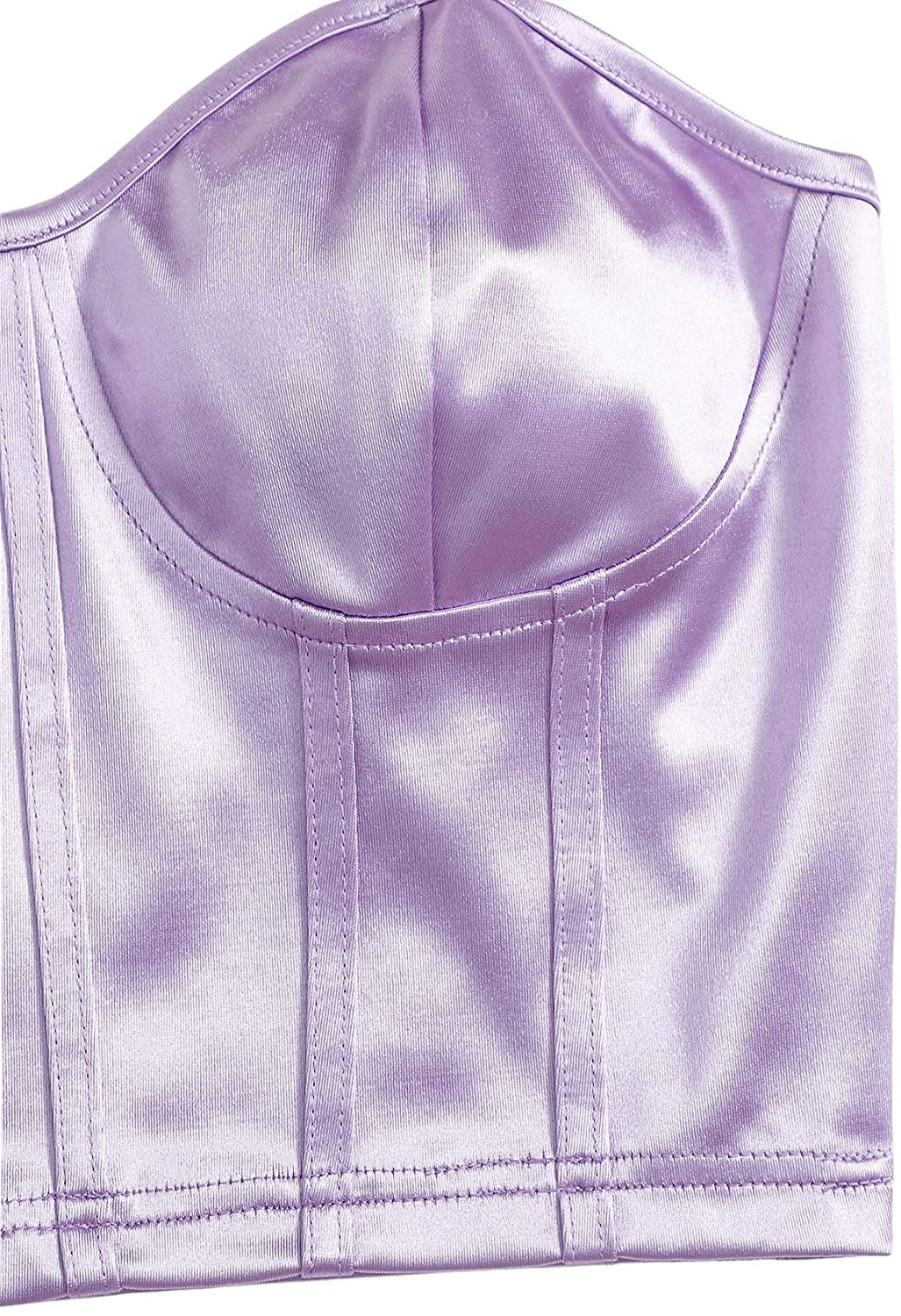 Shein Women'S Bustiers Corsets Crop Tops Chain Straps Party Clubwear Bodice Tank Top Apparel & Accessories > Clothing > Underwear & Socks > Lingerie SheIn   