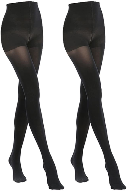 MANZI Women'S 2-6 Pairs Opaque Control Top Tights Comfort Stretch 70 Denier Pantyhose Apparel & Accessories > Clothing > Underwear & Socks > Shapewear MANZI   