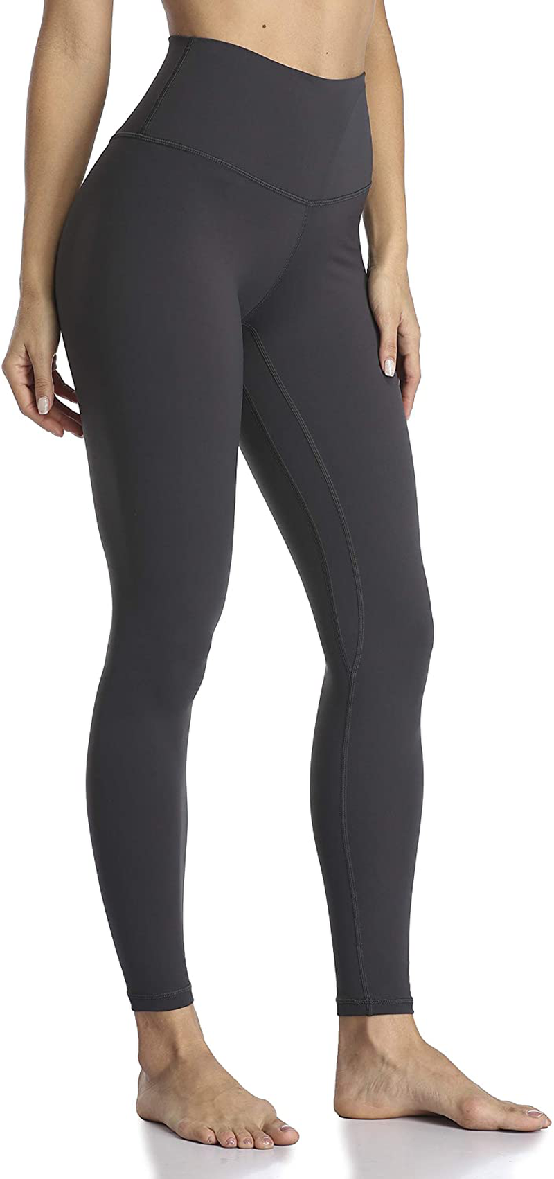 Colorfulkoala Women's Buttery Soft High Waisted Yoga Pants Full-Length Leggings Apparel & Accessories > Clothing > Activewear Colorfulkoala Titanium Grey Small 
