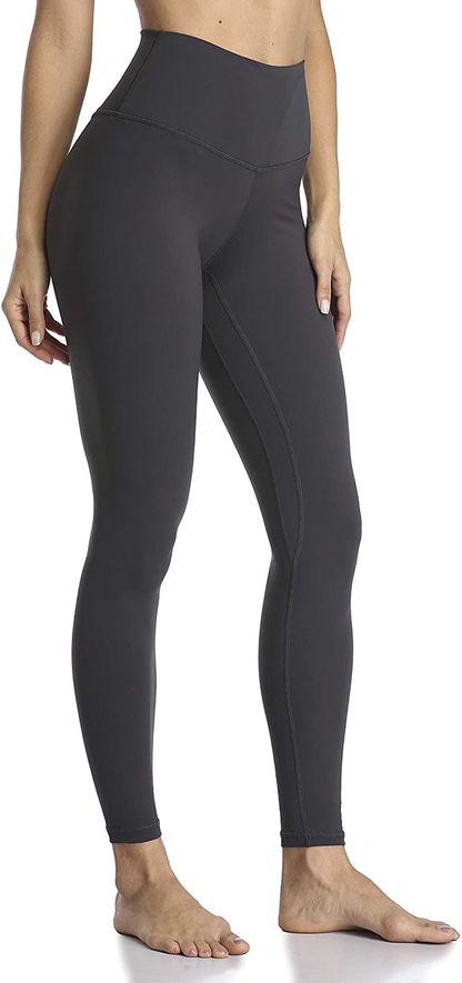 Colorfulkoala Women's Buttery Soft High Waisted Yoga Pants Full-Length Leggings Apparel & Accessories > Clothing > Activewear Colorfulkoala Titanium Grey Small 