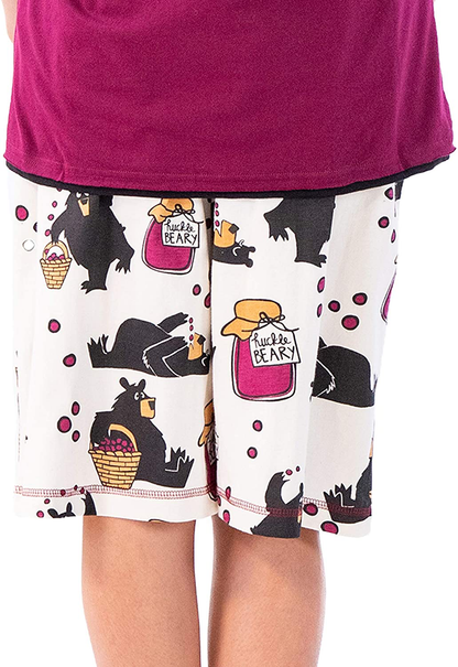 Lazy One Animal Pajamas for Women, Cute Pajama Shorts and Top Separates Apparel & Accessories > Clothing > Sleepwear & Loungewear > Pajamas Kylie Max   