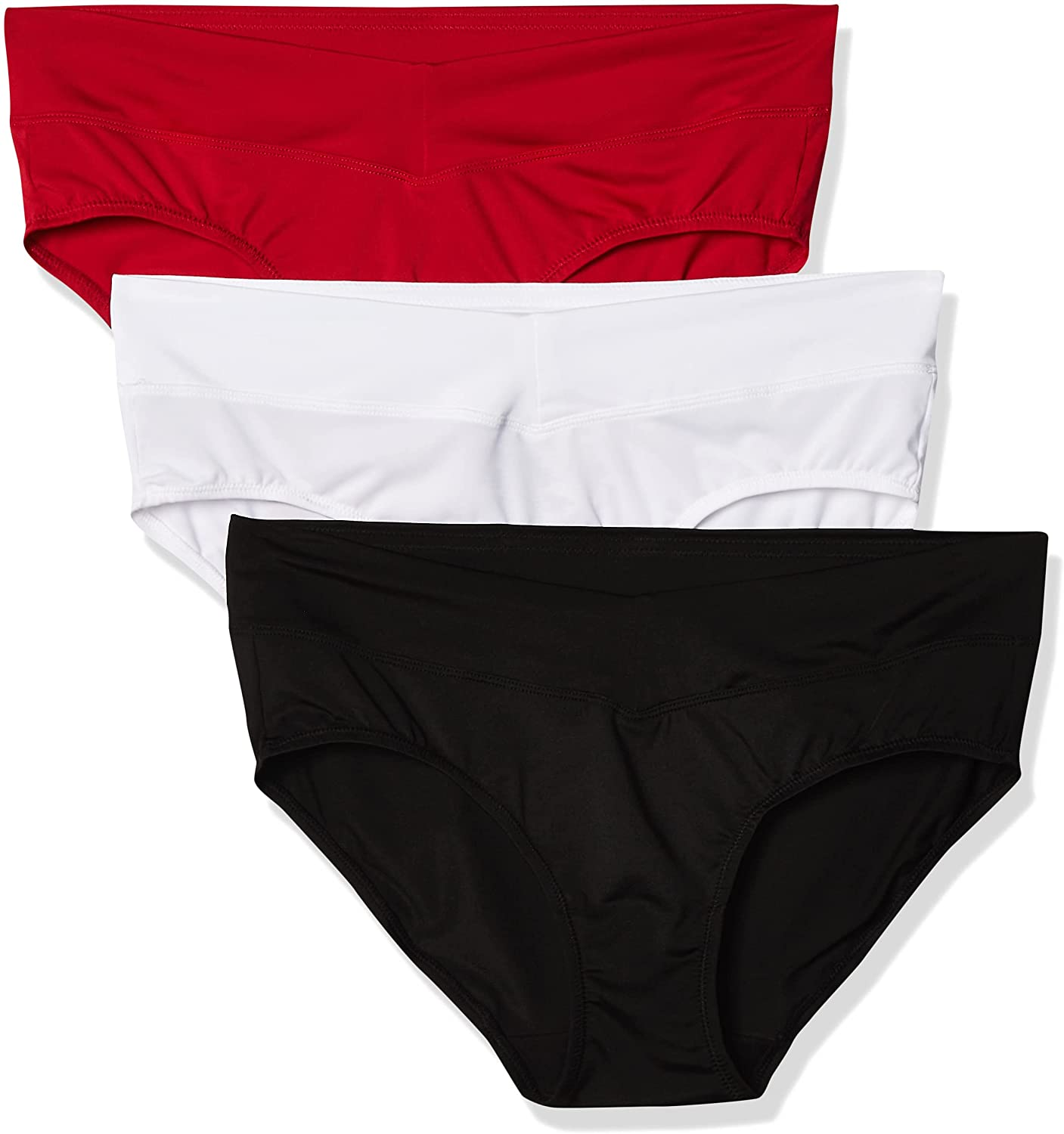Warner'S Women'S Blissful Benefits No Muffin Top 3 Pack Hipster Panties Apparel & Accessories > Clothing > Underwear & Socks > Underwear Warner's   