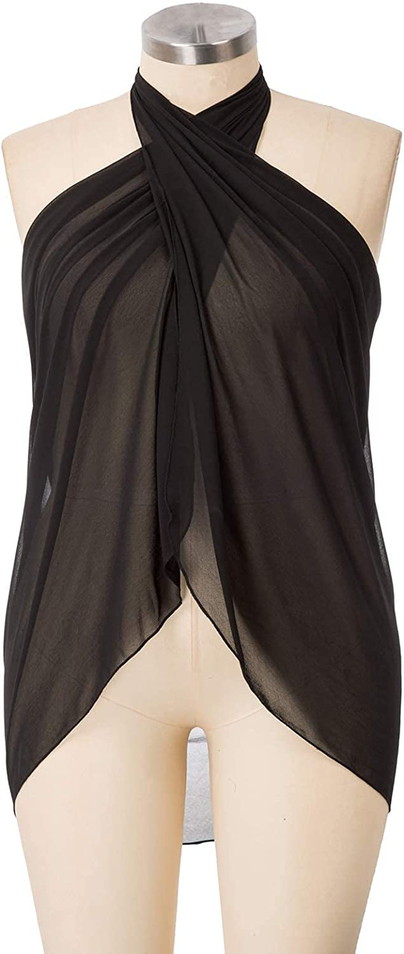 Hanna Nikole plus Size Sarong Swimsuit Cover Ups Bikini Beach Cover-Ups Wrap Skirt Apparel & Accessories > Clothing > Swimwear Kylie Max   