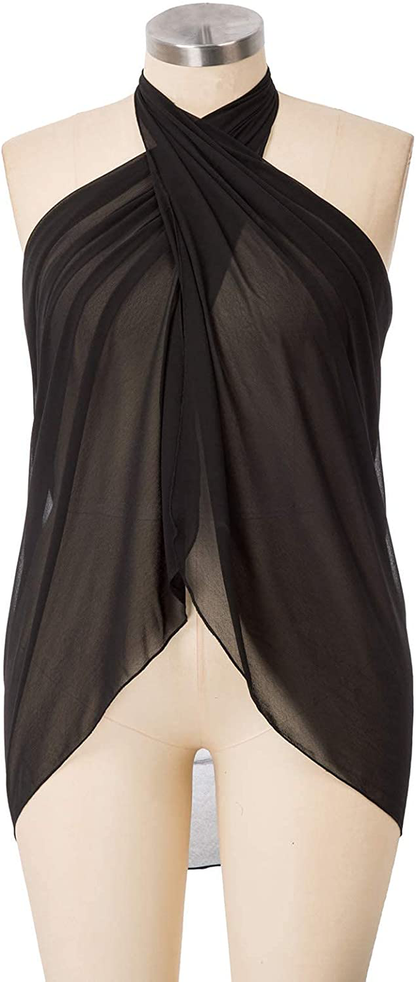 Hanna Nikole plus Size Sarong Swimsuit Cover Ups Bikini Beach Cover-Ups Wrap Skirt Apparel & Accessories > Clothing > Swimwear Kylie Max   