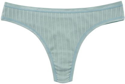 Knitlord 6 Pack Women'S Thongs Underwear Cotton Breathable Panties Hipster Bikini Apparel & Accessories > Clothing > Underwear & Socks > Underwear KNITLORD   