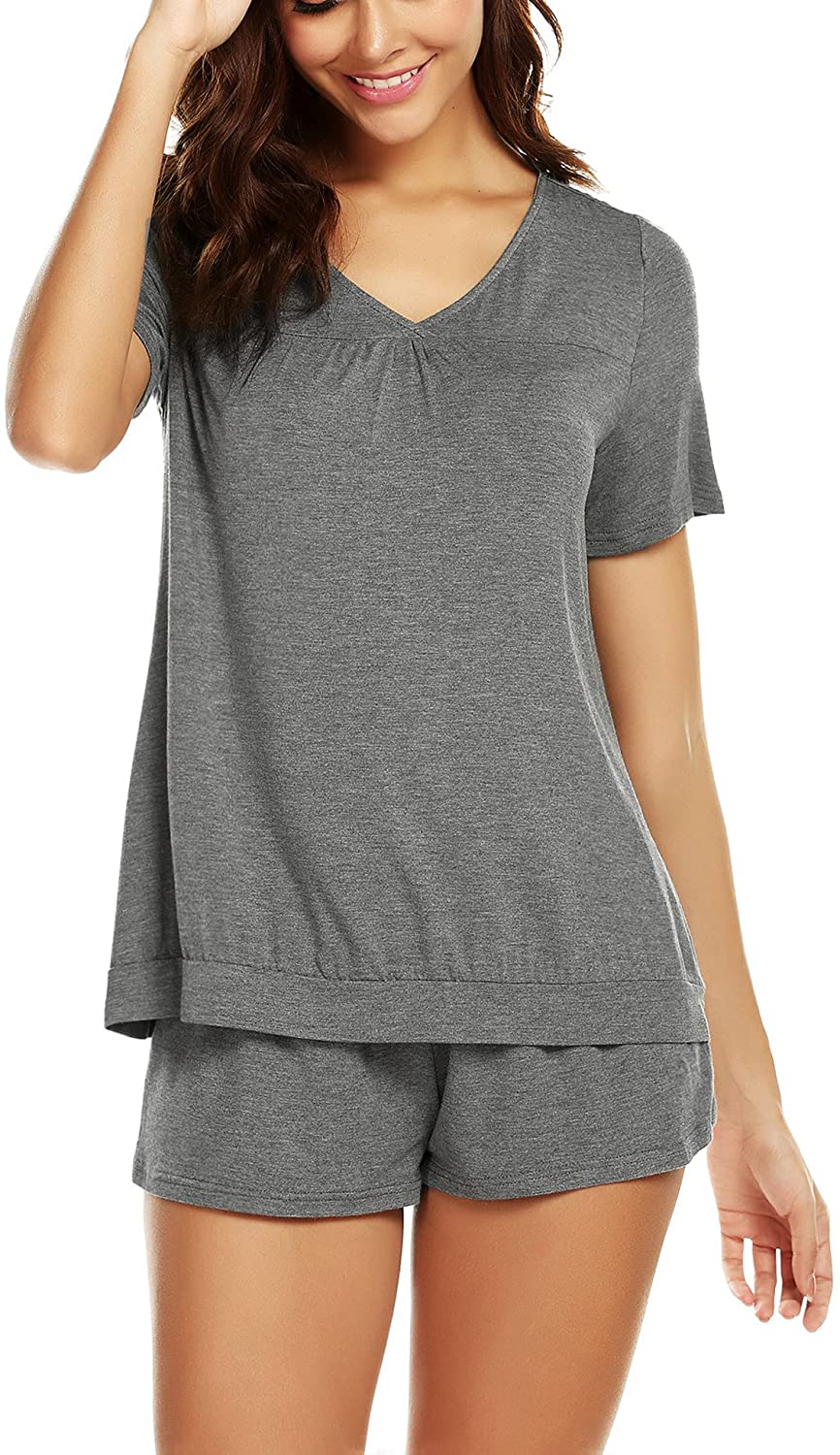 Avidlove Women'S Shorts Pajama Set Short Sleeve Sleepwear Nightwear Pjs S-XXL Apparel & Accessories > Clothing > Sleepwear & Loungewear Kylie Max   