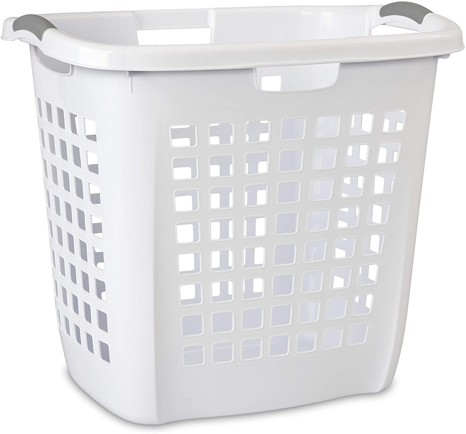 Sterilite 12258004 Ultra Easy Carry Hamper, White Hamper W/Titanium Inserts, 4-Pack Apparel & Accessories > Clothing > Underwear & Socks > Underwear Sterilite   