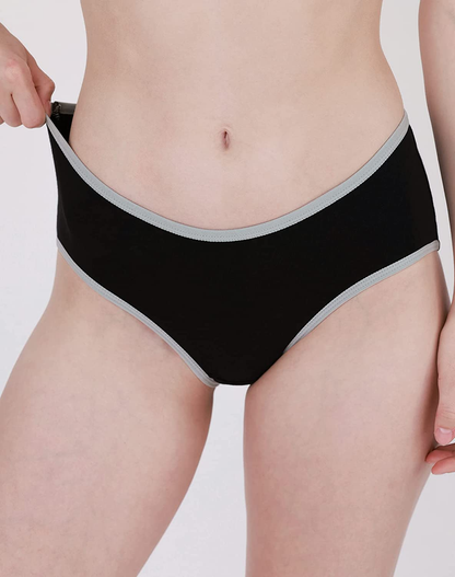 INNERSY Womens Underwear Cotton Hipster Panties Regular & plus Size 6-Pack Apparel & Accessories > Clothing > Underwear & Socks > Underwear INNERSY   