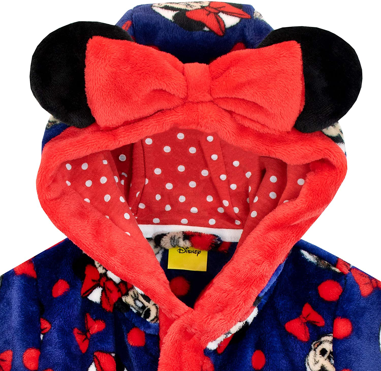 Disney Girls Minnie Mouse Robe Apparel & Accessories > Clothing > Sleepwear & Loungewear > Robes Kylie Max   
