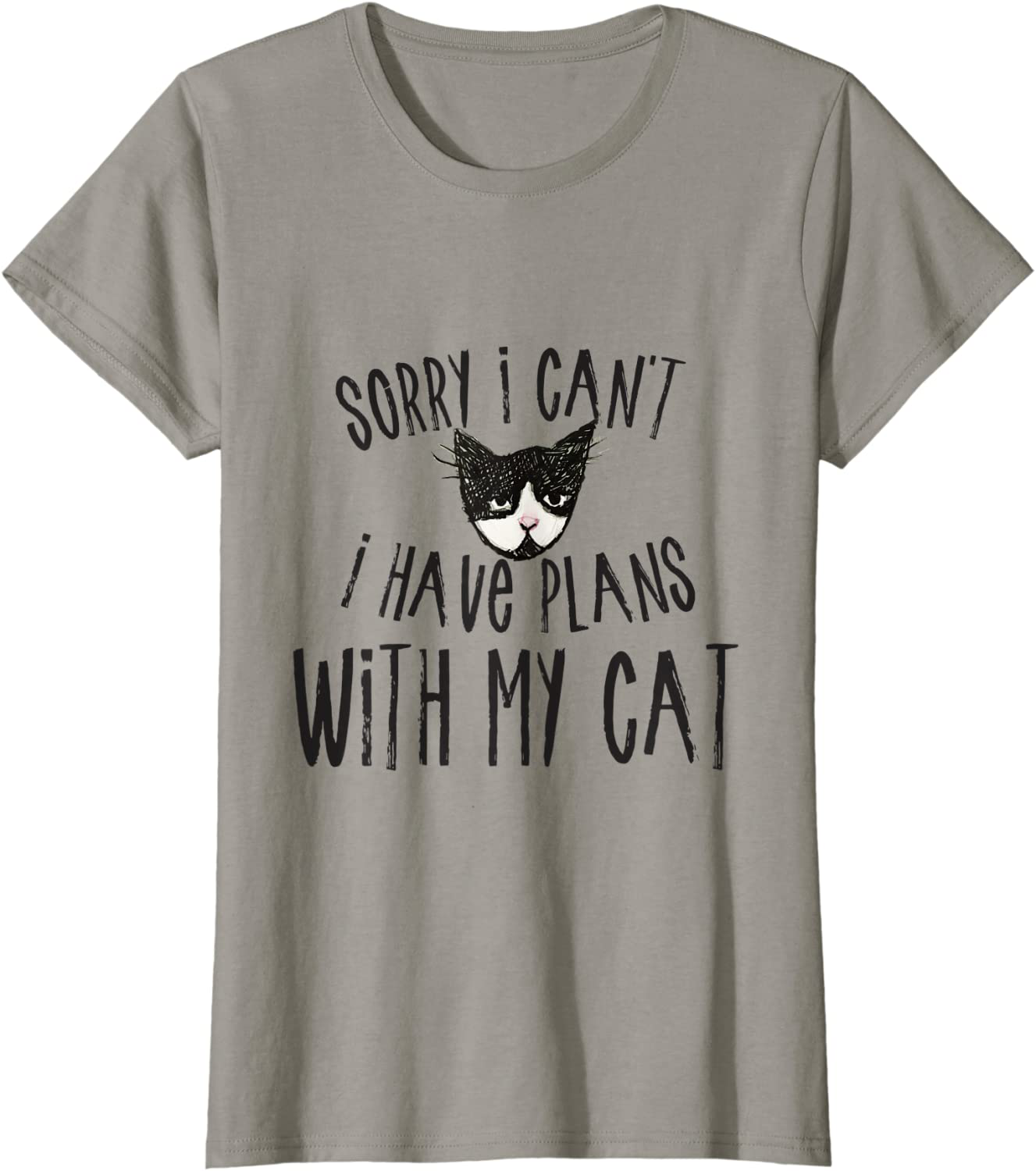 Sorry I can't I have plans with my Cat T-Shirt Arts & Entertainment > Party & Celebration > Gift Giving Caterpillar Slate Women 3XL