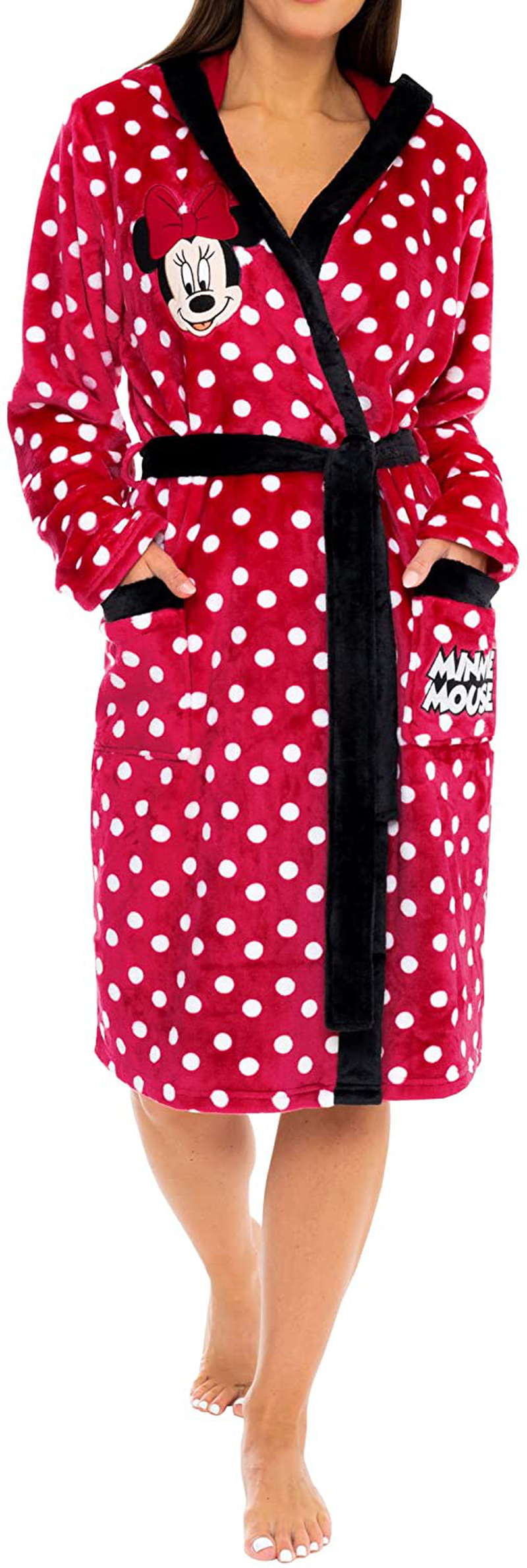 Disney Womens' Minnie Mouse Robe Apparel & Accessories > Clothing > Sleepwear & Loungewear > Robes Kylie Max   
