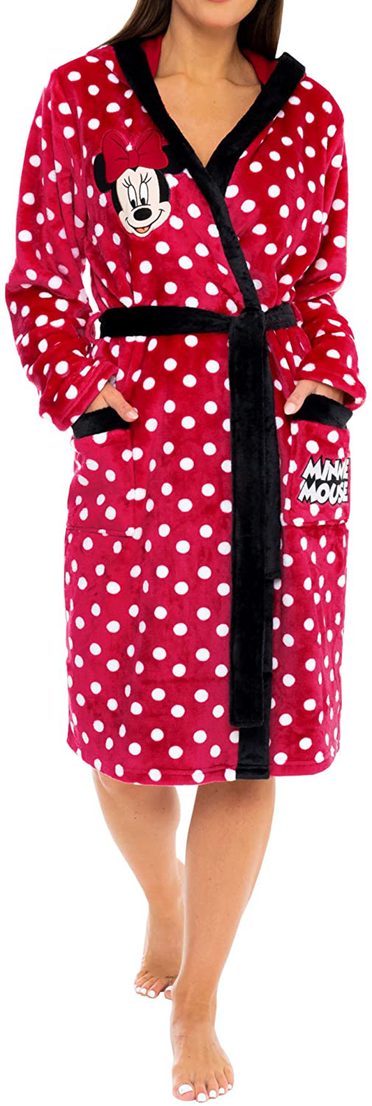 Disney Womens' Minnie Mouse Robe Apparel & Accessories > Clothing > Sleepwear & Loungewear > Robes Kylie Max   