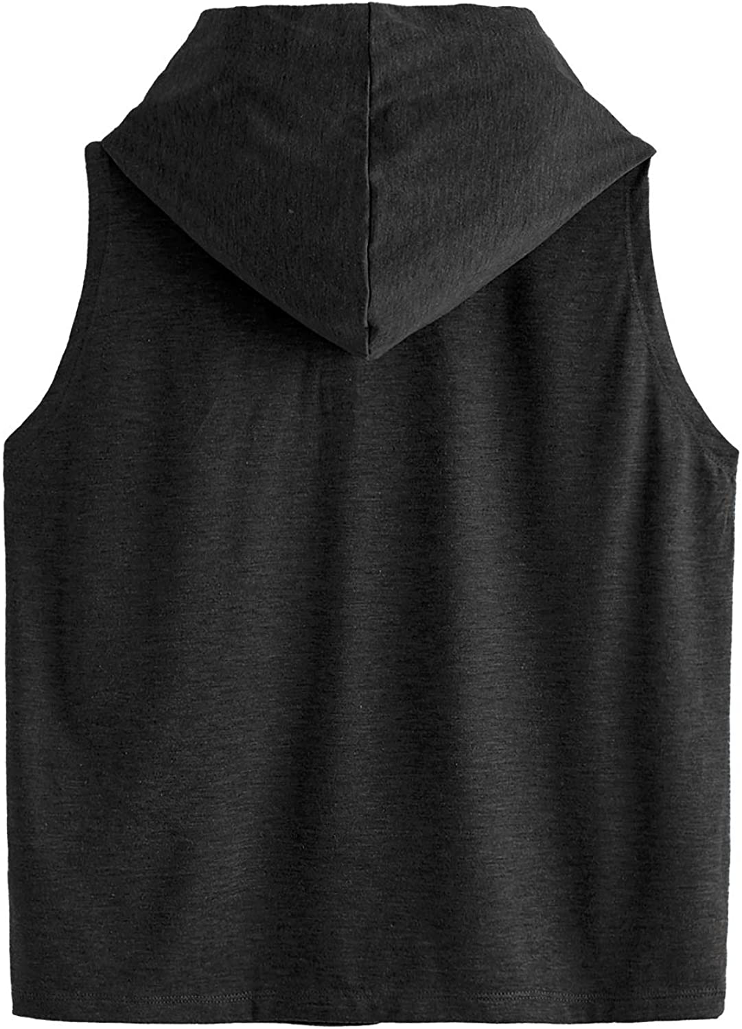 Sweatyrocks Women'S Summer Sleeveless Hooded Tank Top T-Shirt for Athletic Exercise Relaxed Breathable Apparel & Accessories > Clothing > Activewear Kylie Max   