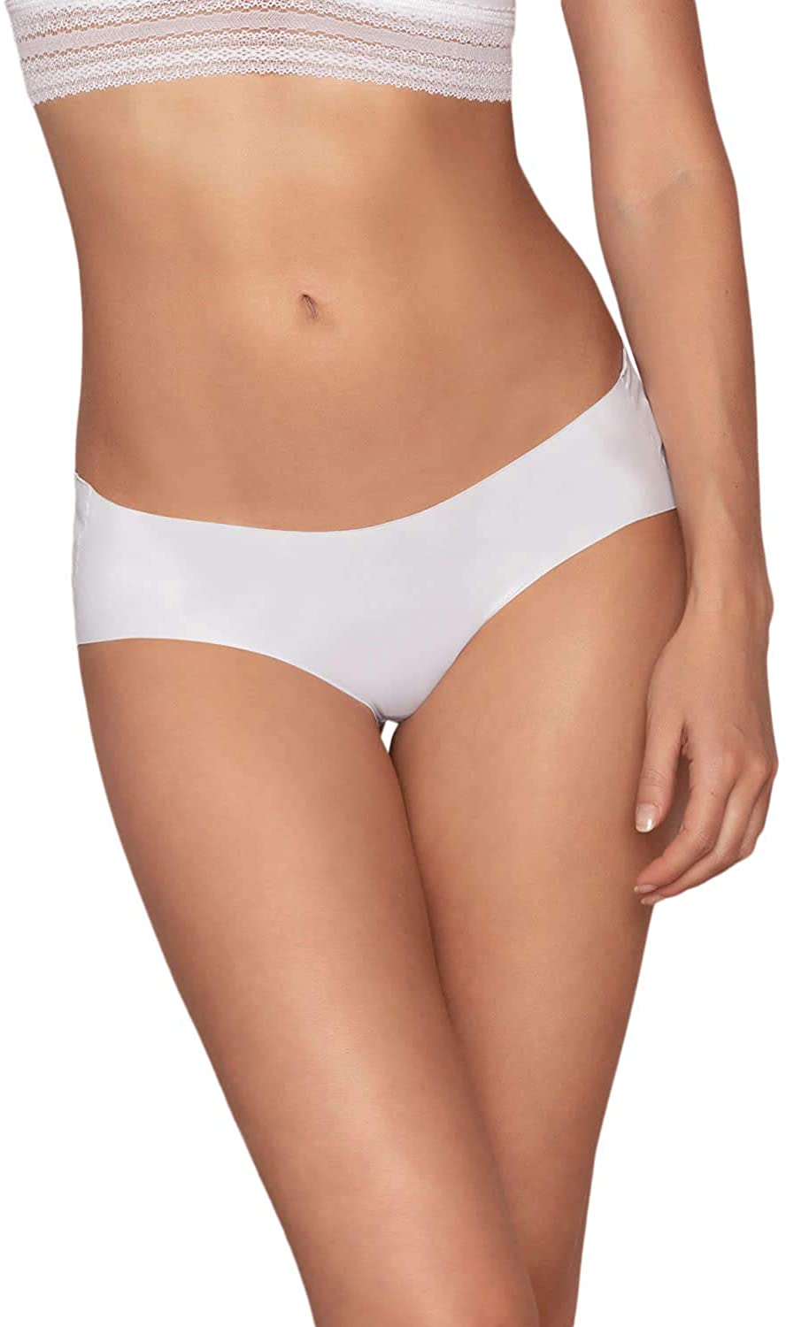 Leonisa No-Show Hiphugger Panty Apparel & Accessories > Clothing > Underwear & Socks > Underwear Leonisa White Small 