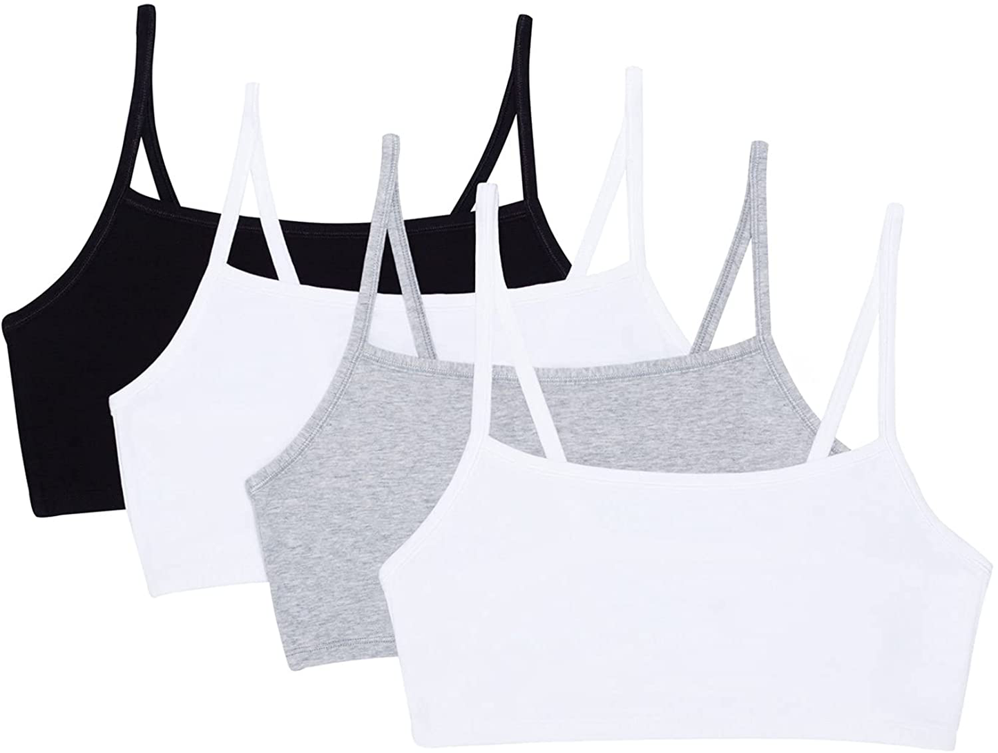 Fruit of the Loom Women'S Spaghetti Strap Cotton Pullover Sports Bra Apparel & Accessories > Clothing > Underwear & Socks > Bras Kylie Max   