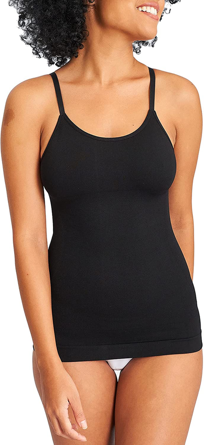 Shapermint Scoop Neck Compression Cami - Tummy and Waist Control Body Shapewear Camisole Apparel & Accessories > Clothing > Underwear & Socks > Shapewear Shapermint Black 3X-Large 